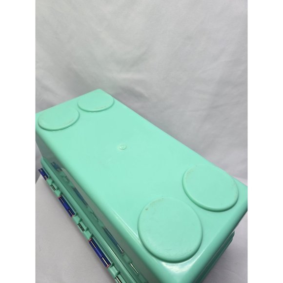 Littlest Pet Shop Blue Carry Storage Case Tackle Box- NO LATCH- Read Description - Picture 12 of 15